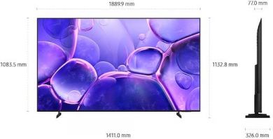 Samsung TV Set SAMSUNG 85 " 4K Ultra HD 3840 x 2160 pixels Flat 16:9 LED UE85U8072FUXXH UE85U8072FUXXH | Elektrika.lv