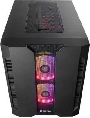  Case CHIEFTEC micro ATX/Mini-ITX Black Cube PC GM-02B-OP GM-02B-OP | Elektrika.lv