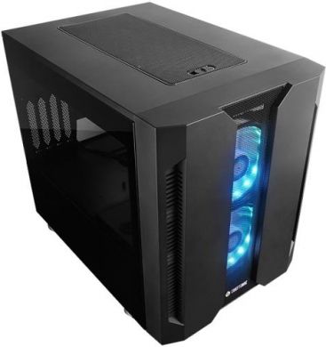 Case CHIEFTEC micro ATX/Mini-ITX Black Cube PC GM-02B-OP GM-02B-OP | Elektrika.lv