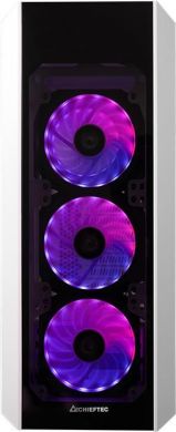  Case CHIEFTEC ATX/micro ATX/Mini-ITX White Midi Tower PC GL-03W-OP GL-03W-OP | Elektrika.lv