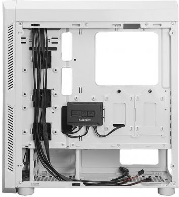  Case CHIEFTEC ATX/micro ATX/Mini-ITX White Midi Tower PC GL-03W-OP GL-03W-OP | Elektrika.lv