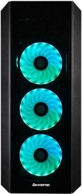  Case CHIEFTEC ATX/micro ATX/Mini-ATX Black Midi Tower PC GL-03B-UC-OP GL-03B-UC-OP | Elektrika.lv