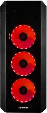  Case CHIEFTEC ATX/micro ATX/Mini-ATX Black Midi Tower PC GL-03B-UC-OP GL-03B-UC-OP | Elektrika.lv