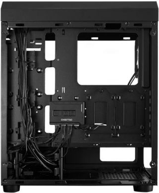  Case CHIEFTEC ATX/micro ATX/Mini-ATX Black Midi Tower PC GL-03B-UC-OP GL-03B-UC-OP | Elektrika.lv