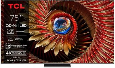 TCL TV Set TCL 75 " 4K Ultra HD 3840 x 2160 pixels Flat 16:9 LCD 75Q8C 75Q8C | Elektrika.lv