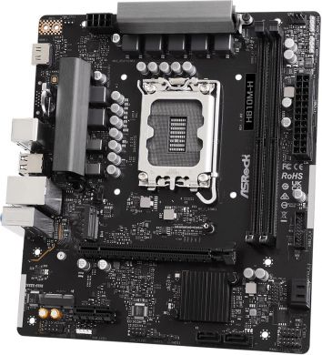 Asrock Mainboard ASROCK H810M-H Intel H810 LGA 1851 (Socket V1) micro ATX RAM DDR5-SDRAM 2xSlots 1xNumber of M.2 (M) slots H810M-H H810M-H | Elektrika.lv