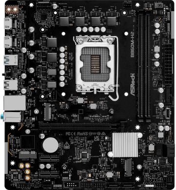 Asrock Mainboard ASROCK Intel B860 Express LGA1851 Micro-ATX Memory DDR5 Memory slots 2 B860M-H2 B860M-H2 | Elektrika.lv