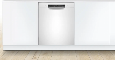 BOSCH Bosch Dishwasher | SMU4HVW72S | Built-in | Width 60 cm | Number of place settings 13 | Number of programs 6 | Energy efficiency class E | Display | White SMU4HVW72S