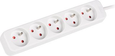 Lanberg Lanberg Cable Power Strip, 5X French Outlets Quality-Grade Copper, 1.5 m | PS0-05E-0150-W PS0-05E-0150-W
