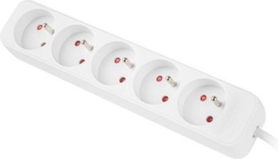Lanberg Lanberg Cable Power Strip, 5X French Outlets Quality-Grade Copper, 1.5 m | PS0-05E-0150-W PS0-05E-0150-W