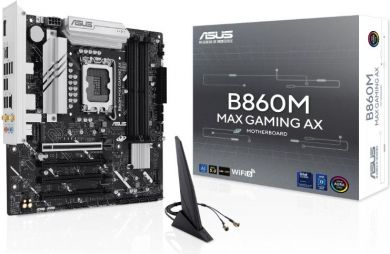 Asus Mainboard ASUS Intel B860 Express LGA1851 Micro-ATX Memory DDR5 Memory slots 4 B860MMAXGAMINGAX B860M MAX GAMING AX | Elektrika.lv