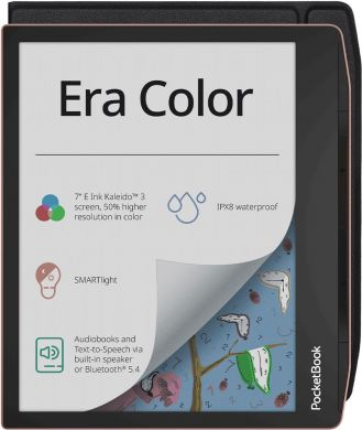  E-Reader POCKETBOOK Pocketbook Era Color Karl Lagerfeld Edition 7" 1264x1680 Copper PB700K3-L-KL-WW PB700K3-L-KL-WW | Elektrika.lv