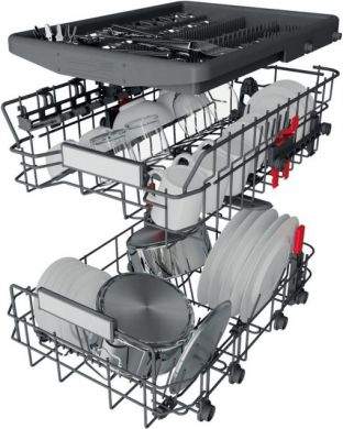 Whirlpool Whirlpool Dishwasher | WSBO 3O34 PF X | Built-in | Width 45 cm | Number of place settings 10 | Number of programs 8 | Energy efficiency class D | Display | Stainless steel WSBO 3O34 PF X