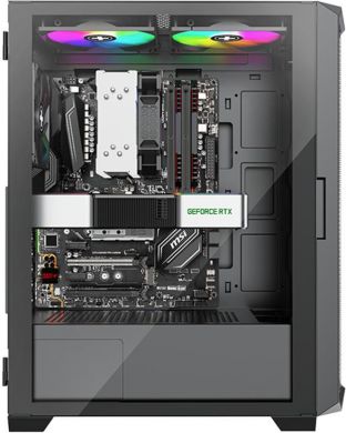 Xilence Case XILENCE ATX/micro ATX/Mini-ITX Black Midi Tower PC XG161 XG161 | Elektrika.lv