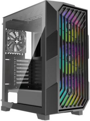 Xilence Case XILENCE ATX/micro ATX/Mini-ITX Black Midi Tower PC XILENT BREEZE II X812.ARGB XG181 | Elektrika.lv