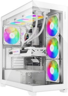 Xilence Case XILENCE ATX/micro ATX/Mini-ITX White Midi Tower PC X818.W.ARGB XG271 | Elektrika.lv