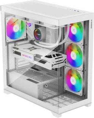 Xilence Case XILENCE ATX/micro ATX/Mini-ITX White Midi Tower PC X818.W.ARGB XG271 | Elektrika.lv