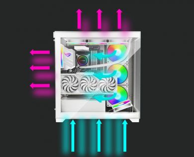 Xilence Case XILENCE ATX/micro ATX/Mini-ITX White Midi Tower PC X818.W.ARGB XG271 | Elektrika.lv