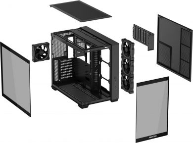 Asus Case ASUS ATX/micro ATX/Mini-ITX Black PC A32PLUSTGARGBBLACK A32 PLUS TG ARGB BLA | Elektrika.lv