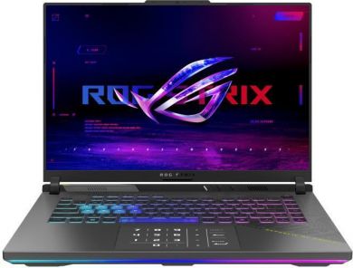 Asus Notebook ASUS ROG Strix G16 (2025) G614PR-RV092W CPU  AMD Ryzen 9 8940HX 2400 MHz 16" 1920x1200 RAM 16GB DDR5 5200 MHz SSD 1TB NVIDIA GeForce RTX 5070 Ti 12GB ENG Windows 11 Home Eclipse Grey 2.5 kg 90NR0NJ7-M00690 90NR0NJ7-M00690 | Elektrika.lv