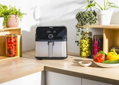 Tefal Easy Fry Mega Air Fryer 1700W, 7.5L, Black EY855D10 | Elektrika.lv