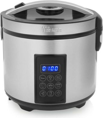Tristar Tristar Digital Rice and Steam Cooker | RK-6138 | 900 W | 2.2 L | Number of programs 7 | Grey RK-6138