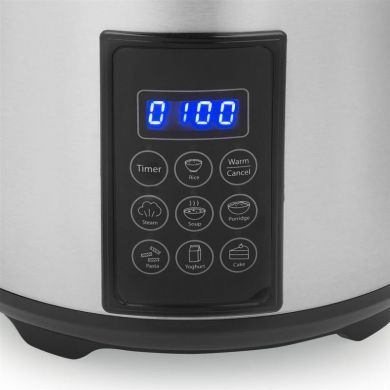 Tristar Tristar Digital Rice and Steam Cooker | RK-6138 | 900 W | 2.2 L | Number of programs 7 | Grey RK-6138