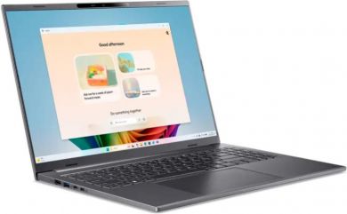 Acer Notebook ACER Aspire Aspire 16 AI CPU Qualcomm Snapdragon X1-26-100 3 GHz 16 " 1920 x 1200 pixels RAM 16 GB LPDDR5x-SDRAM SSD 512 GB Discrete graphics Not available On-board graphics Yes Numeric keypad Yes OS installed Windows 11 Home Colour Grey Wei NX.JLNEL.001 | Elektrika.lv