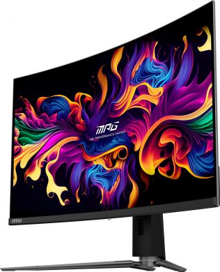 MSI Monitor MSI MPG 321CURX QD-OLED 31.5" Gaming/Curved/4K Panel QD-OLED 3840x2160 16:9 240 Hz 0.03 ms MPG321CURXQD-OLED MPG 321CURX QD-OLED | Elektrika.lv