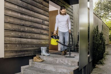 KARCHER Vacuum Cleaner KARCHER Suction power 220 AW Input power 1000 W Dust capacity 12 L Drum vacuum Cleaning type dry&wet Dust container Dust bag Colour Black/Yellow 1.628-400.0 1.628-400.0 | Elektrika.lv