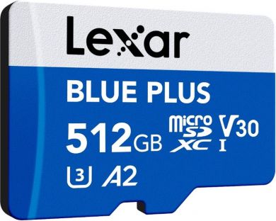 Lexar MEMORY MICRO SDXC 512GB UHS-I/W/A LMSBLPL512G-BNANG LEXAR LMSBLPL512G-BNANG | Elektrika.lv