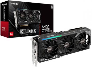 Asrock Graphics Card ASROCK AMD Radeon RX 9070 XT 16 GB GDDR6 256 bit PCI Express x16 5.0 Active RX9070XTCL16G RX9070XT CL 16G | Elektrika.lv