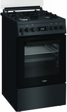 Whirlpool Whirlpool Cooker | W5G8LMSWTA | Hob type Gas | Oven type Electric | Anthracite | Width 50 cm | Depth 60 cm | 60 L W5G8LMSWTA