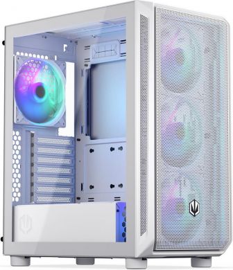  Case ENDORFY ATX/micro ATX/Mini-ITX White Midi Tower PC EY2A018 EY2A018 | Elektrika.lv