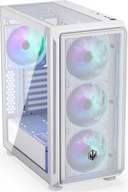  Case ENDORFY ATX/micro ATX/Mini-ITX White Midi Tower PC EY2A018 EY2A018 | Elektrika.lv