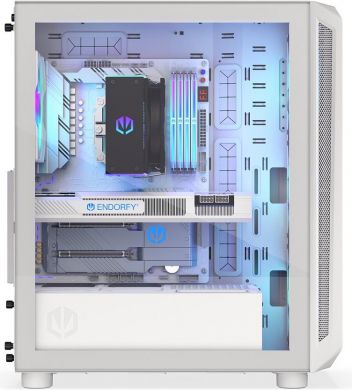  Case ENDORFY ATX/micro ATX/Mini-ITX White Midi Tower PC EY2A018 EY2A018 | Elektrika.lv