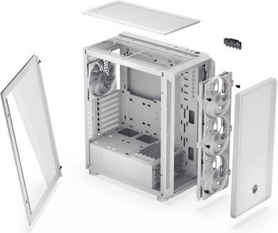  Case ENDORFY ATX/micro ATX/Mini-ITX White Midi Tower PC EY2A018 EY2A018 | Elektrika.lv