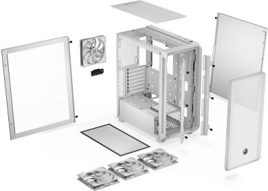  Case ENDORFY ATX/micro ATX/Mini-ITX White Midi Tower PC EY2A018 EY2A018 | Elektrika.lv