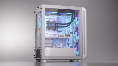  Case ENDORFY ATX/micro ATX/Mini-ITX White Midi Tower PC EY2A018 EY2A018 | Elektrika.lv