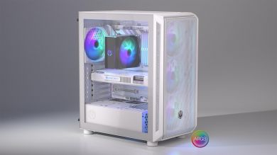  Case ENDORFY ATX/micro ATX/Mini-ITX White Midi Tower PC EY2A018 EY2A018 | Elektrika.lv