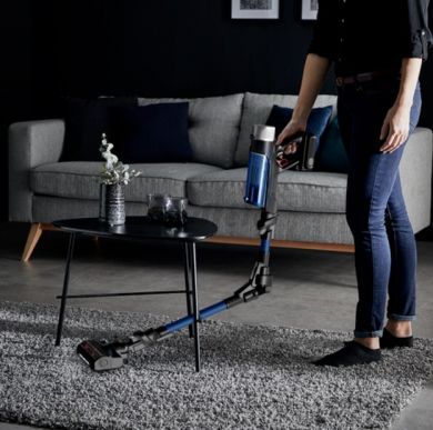 Tefal Handheld vacuum cleaner X-Force Flex 9.60 Aqua 250W, 45min, blue TY20C4WO | Elektrika.lv