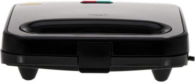 ADLER Adler Sandwich Maker | AD 3076 | 1000 W | Number of plates 1 | Black/Silver AD 3076