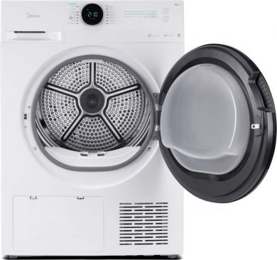 Midea Midea | Dryer Machine | MD200H80BW/W-HR | Energy efficiency class C | Front loading | 8 kg | LED | Depth 60 cm | Wi-Fi | White MD200H80BW/W-HR