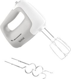 Tefal TEFAL | Hand Mixer | HT450B38 | Hand Mixer | 450 W | Number of speeds 5 | Turbo mode | White HT450B38