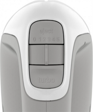 Tefal TEFAL | Hand Mixer | HT450B38 | Hand Mixer | 450 W | Number of speeds 5 | Turbo mode | White HT450B38