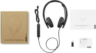Lenovo Lenovo | ANC Headset Gen2 (Teams) | 4XD1M45627 | Wired | Black 4XD1M45627
