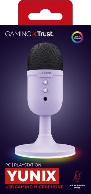 TRUST MICROPHONE GXT234P YUNIX USB/PURPLE 25375 TRUST 25375 | Elektrika.lv