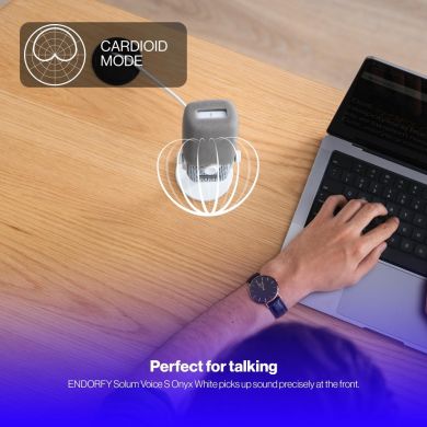  MICROPHONE SOLUM VOICE S OWH/USB-C WHITE EY1B015 ENDORFY EY1B015 | Elektrika.lv