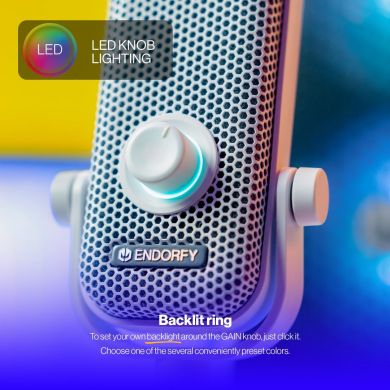  MICROPHONE SOLUM VOICE S OWH/USB-C WHITE EY1B015 ENDORFY EY1B015 | Elektrika.lv