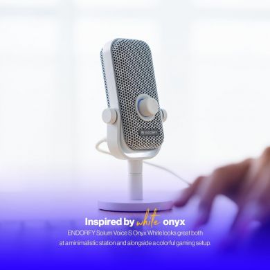  MICROPHONE SOLUM VOICE S OWH/USB-C WHITE EY1B015 ENDORFY EY1B015 | Elektrika.lv